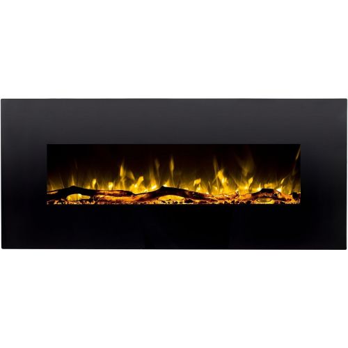  Regal Flame Denali Black 60 Log, Pebble, Crystal, 3 Color Heater Electric Wall Mounted Fireplace Better Than Wood Fireplaces, Gas Logs, Fireplace Inserts, Gas Fireplaces, Space Hea