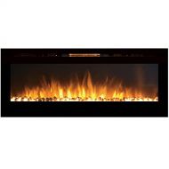 Regal Flame Astoria 60 Pebble Built-in Ventless Recessed Wall Mounted Electric Fireplace Better than Wood Fireplaces, Gas Logs, Inserts, Log Sets, Gas, Space Heaters, Propane