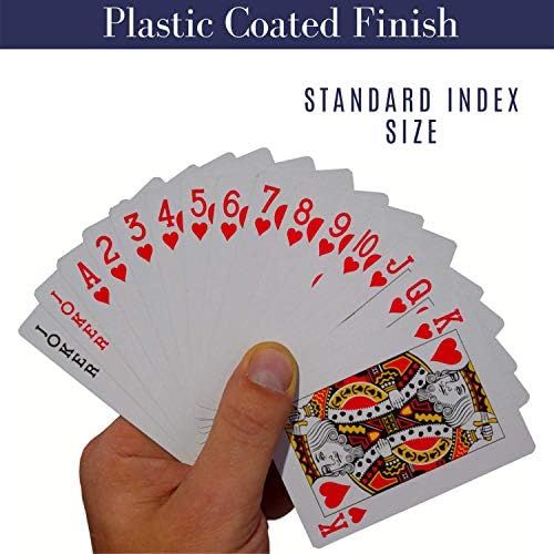  [아마존베스트]Regal Games Casino Standard Poker Size Playing Cards (Set of 12 Decks)