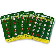 [아마존베스트]Regal Games Green Auto Backseat Bingo Pack of 4 Bingo Cards Great For Family Vactions Car Rides and Road Trips