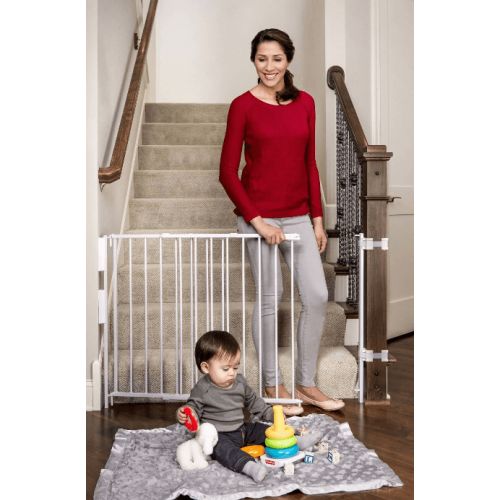  Regalo Extra Tall Stairway Baby Gate, 27-54 with Swing Door