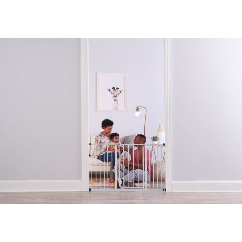  Regalo Easy Open 50 Inch Wide Baby Gate, With Both Pressure and Wall Mount Kits