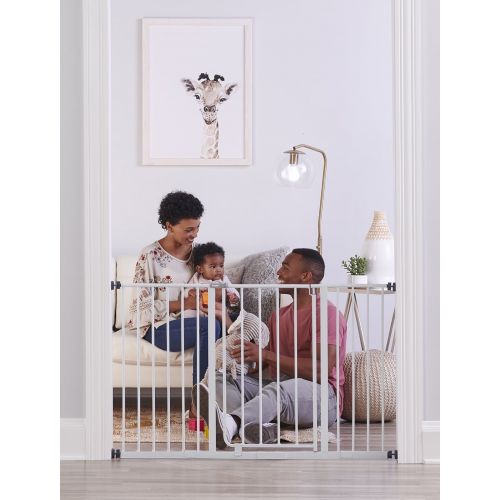  Regalo Easy Open 50 Inch Wide Baby Gate, With Both Pressure and Wall Mount Kits