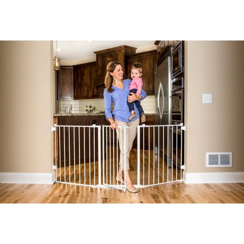  Regalo Open Area Baby Gate, up to 76 with Walk Through Door