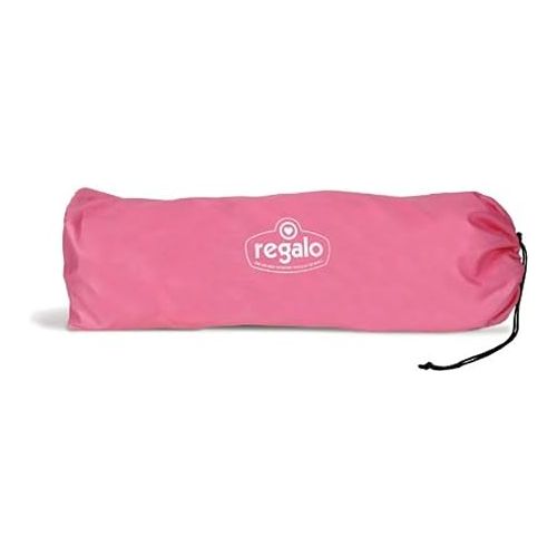  Regalo My Cot Portable Toddler Bed, Includes Fitted Sheet, Pink