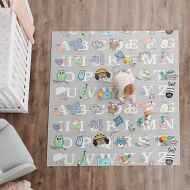 Regalo Sensory & Learning My Play Mat, Foldable & Reversable, Waterproof, Gray, Extra Large