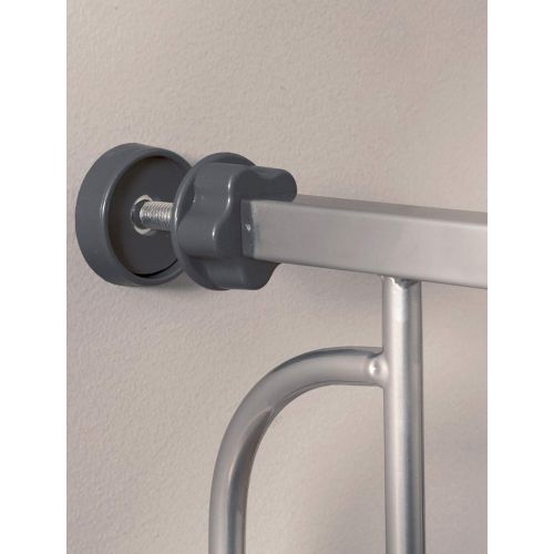  Regalo Easy Step Extra Tall Metal Walk Thru Baby Gate Safety gate, Platinum