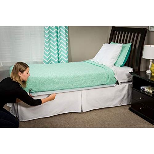  [아마존베스트]Regalo Hideaway 54-Inch Extra Long Bed Rail Guard, with Reinforced Anchor Safety System