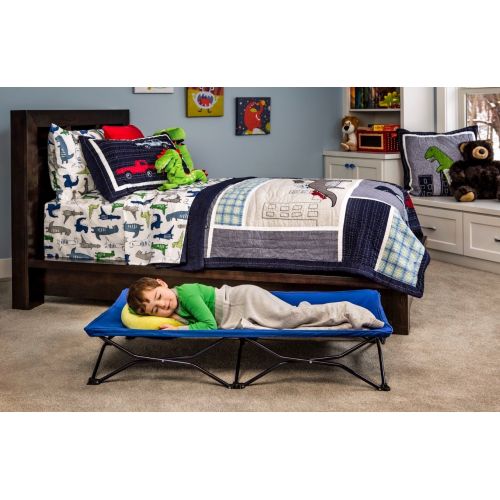  [아마존베스트]Regalo My Cot Portable Toddler Bed, Includes Fitted Sheet, Royal Blue