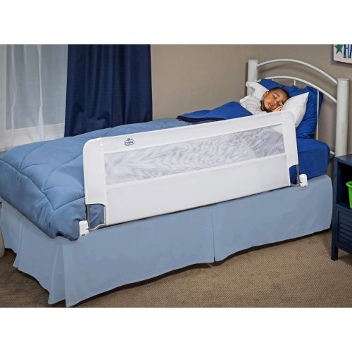  [아마존베스트]Regalo Swing Down 54-Inch Extra Long Bed Rail Guard, with Reinforced Anchor Safety System