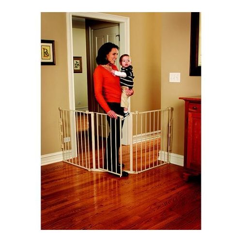  Regalo 76-Inch Super Wide Configurable Walk Through Baby Gate, Hardware Mount