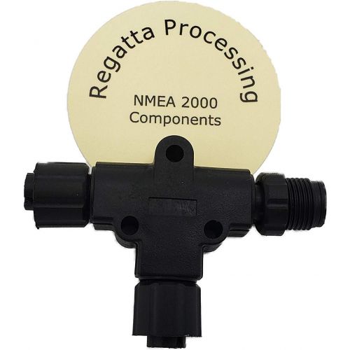  Regatta Processing NMEA 2000 (N2k) (Tee) T-Connector for Garmin Lowrance Simrad B&G Navico Networks.