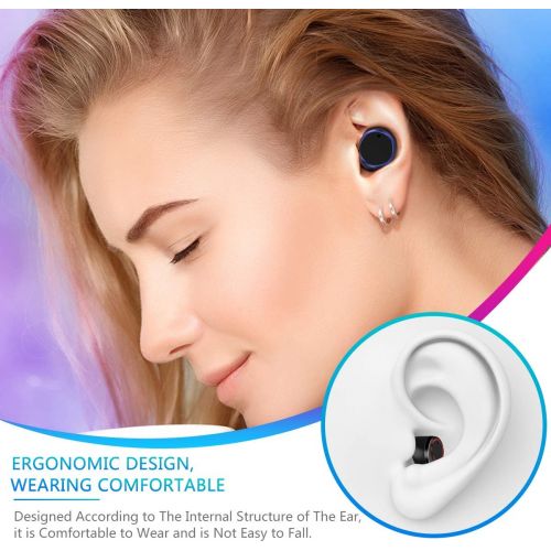  [아마존 핫딜]  [아마존핫딜][2019 Latest Style]Wireless Earbuds, RegeMoudal Bluetooth Earbuds with Charging Display,Bluetooth Headset Wireless Earphones IPX7 Waterproof Bluetooth 5.0 Hi-Fi Stereo Sound with 4