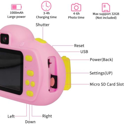  [아마존핫딜][아마존 핫딜] [Christmas Kids Gift] Kids Camera,RegeMoudal Kid Digital Cameras for Girls or Boys Age 3-12,1080P HD 8MP Shockproof Cameras Great Gift for Kids (16G SD Card Included)