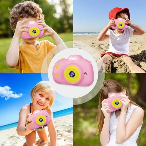  [아마존핫딜][아마존 핫딜] [Christmas Kids Gift] Kids Camera,RegeMoudal Kid Digital Cameras for Girls or Boys Age 3-12,1080P HD 8MP Shockproof Cameras Great Gift for Kids (16G SD Card Included)