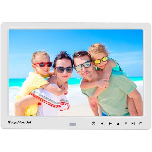  [아마존 핫딜] Digital Photo Frame,RegeMoudal 12 Inch Picture Frame with Remote Control 1080P High Definition, Support 32G SD and USB, Various Display Modes, for Pictures and Videos (White)