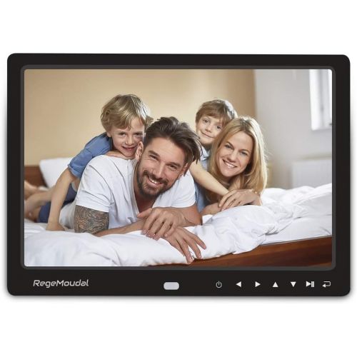  [아마존베스트]RegeMoudal 12 Inch Digital Photo Frame Picture Frame with Remote Control 1080P High Definition, Support 32G SD and USB, Various Display Modes, for Pictures and Videos(Black Upgrade