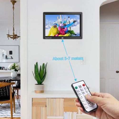  [아마존베스트]RegeMoudal 10 inch Digital Photo Frames with High Resolution 1280 X 800 IPS LCD Panel, Support 64G SD Card and USB Stick Various Display Modes, for 1080P Videos/Pictures/Calendar/T