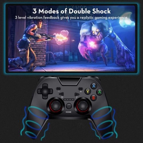  [아마존베스트]Wireless Switch Pro Controller, RegeMoudal Wireless Controller with High Performance and Double Shock, Switch Wireless Controller Support Adjustable Turbo Function