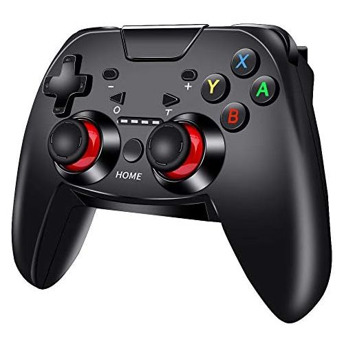  [아마존 핫딜]  [아마존핫딜]Wireless Controller fuer Nintendo Switch, RegeMoudal Rechargeable Switch Pro Controller mit Einstellbarer Double Shock, Vibrationsintensitat und TURBO Funktion Eingebaut Six-axis Gy