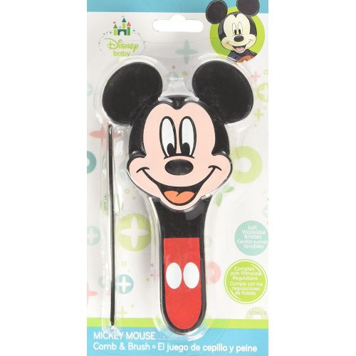  [아마존베스트]Regent baby Product Mickey Mouse Comb & Brush Set