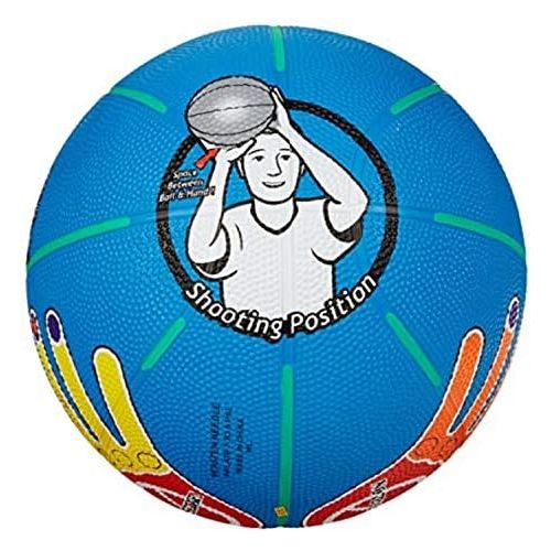 Rehabilitation Advantage Hoopteach Basketball 27.5 Teaching Tool for Throwing A Basketball