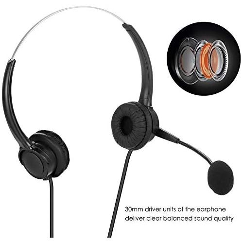  [아마존베스트]Rehomy USB Headset Wired Headphones with Microphone for Laptop Desktop Video Conference Remote Course