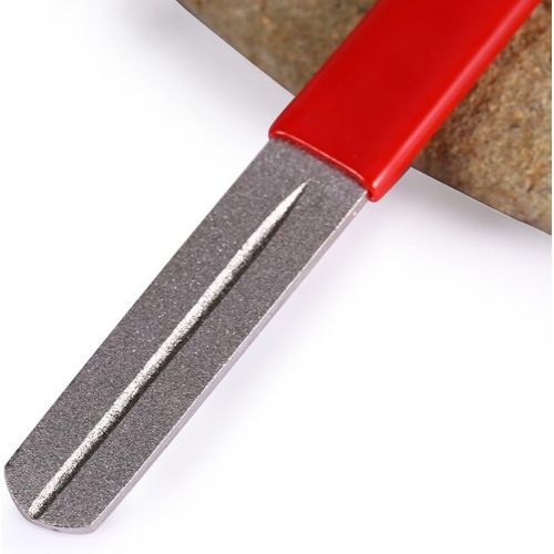  [아마존베스트]Rehomy Hook Sharpening Files Dual Grooving Fishing Hook Stone