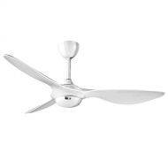 Reiga reiga 52-in Ceiling Fan with LED Light Kit Remote Control Modern Blades Noiseless Reversible Motor (Bright White)