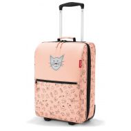 Reisenthel reisenthel Trolley XS Kids Luggage, Lightweight Compact Roller Bag, Cats and Dogs Rose