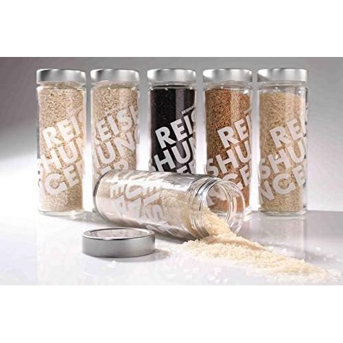  Reishunger Mikrowellen Reiskocher (1,2 l / 21,5 x 18 x 15cm) fuer bis zu 4 Personen ideal auch fuer Quinoa, Couscous, Kartoffeln  Ohne Weichmacher