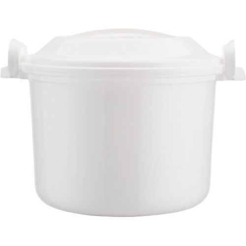  Reishunger Mikrowellen Reiskocher (1,2 l / 21,5 x 18 x 15cm) fuer bis zu 4 Personen ideal auch fuer Quinoa, Couscous, Kartoffeln  Ohne Weichmacher