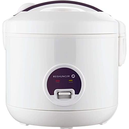  [아마존베스트]Reishunger rice cooker (1.2 l, 500 W, 220 V) keep-warm function, high quality inner pot, spoon and measuring cup - rice for up to 6 people., 1,2 L