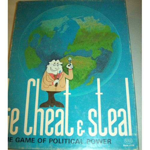  Reiss Games Lie, Cheat & Steal: The Game of Political Power [A Dynamic Bookshelf Game, 1971]