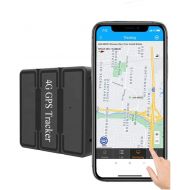 Reiwour 4G GPS Tracker for Vehicles Hidden No Monthly fee Real-Time Portable Magnetic Car Tracking Device no Subscription Location Locator Long Life Battery Asset Trailer Motorcycle Truck