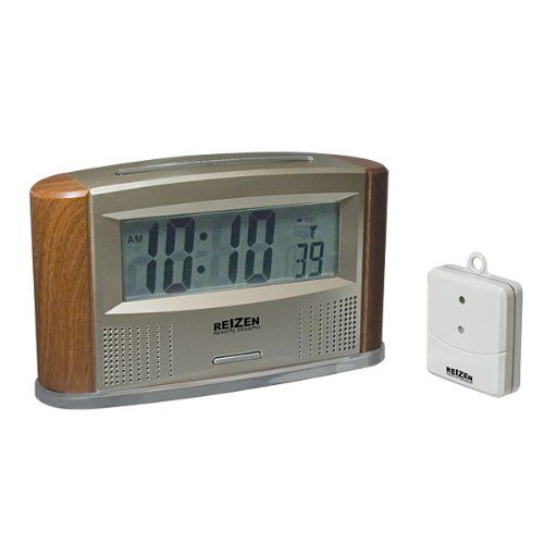  Reizen Atomic Talking Clock with Indoor Outdoor Therm