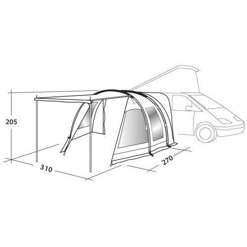  Relags Easy Camp Shamrock TentGrey, One Size