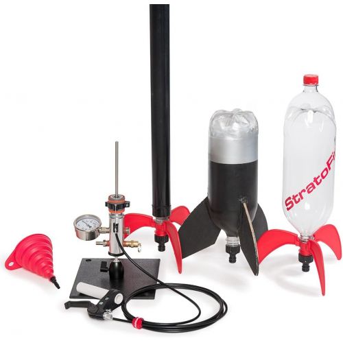  [아마존베스트]Relationshipware StratoLauncher IV Ultimate Tilting Water Rocket Launcher + StratoFins Kit