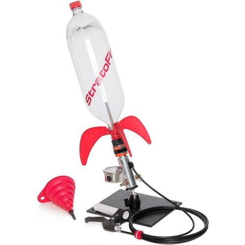  [아마존베스트]Relationshipware StratoLauncher IV Ultimate Tilting Water Rocket Launcher + StratoFins Kit