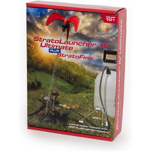  [아마존베스트]Relationshipware StratoLauncher IV Ultimate Tilting Water Rocket Launcher + StratoFins Kit