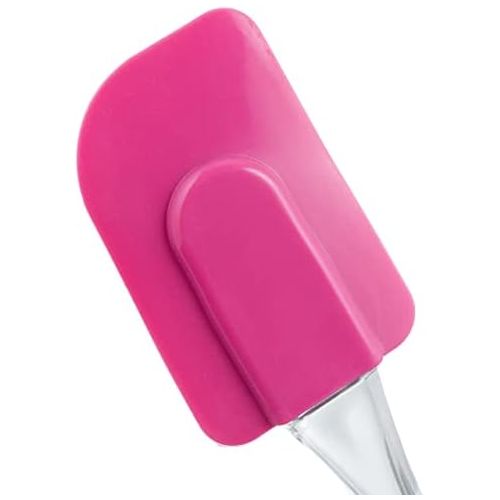  [아마존베스트]Relaxdays Pastry Brush Set, 3-Piece Baking Set with Cooking Brush, Spatula & Whisk, Silicone Baking Accessories, Pink