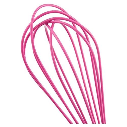  [아마존베스트]Relaxdays Pastry Brush Set, 3-Piece Baking Set with Cooking Brush, Spatula & Whisk, Silicone Baking Accessories, Pink