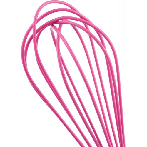  [아마존베스트]Relaxdays Pastry Brush Set, 3-Piece Baking Set with Cooking Brush, Spatula & Whisk, Silicone Baking Accessories, Pink