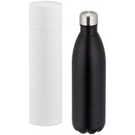 [아마존베스트]Relaxdays Thermal Water Bottle 1L Double-Walled Vacuum Insulated Flask Stainless Steel Leak-Proof Choice of Colours, Black