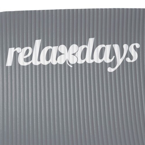  [아마존베스트]Relaxdays Yoga Mat 1 cm Thick for Pilates Fitness Joint Protection with Carry Strap Gymnastics Mat 60 x 180 cm