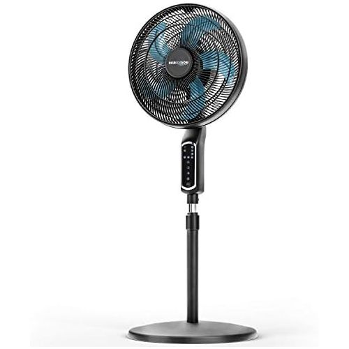  [아마존베스트]2-in-1 Floor Fan 55 W Extremely Quiet 43 dB LED Touch Display + Table Fan with Remote Control VTX200 with 60° Oscillation & Tilt | RelaxxNow App, Amazon Alexa & Google Assistant Co