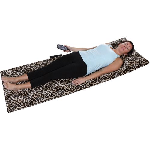  RelaxZen Relaxzen 60-2908LP Massage Mat, Leopard Print