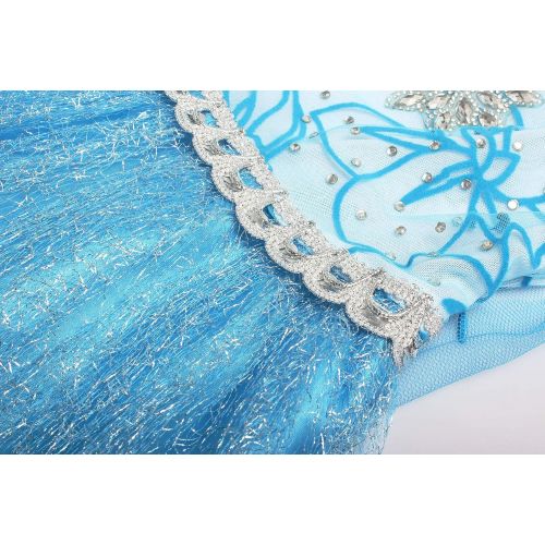  ReliBeauty Little Girls Princess Fancy Dress Elsa Costume