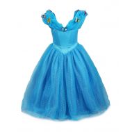 ReliBeauty Little Girls Princess Cinderella Costume Butterflies Maxi Fancy Dress