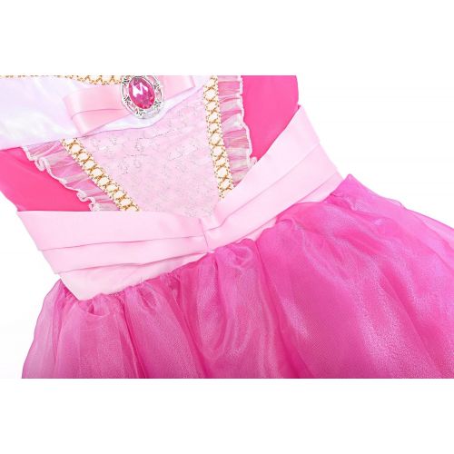  ReliBeauty Girls Drop Shoulder Princess Costume Dress up